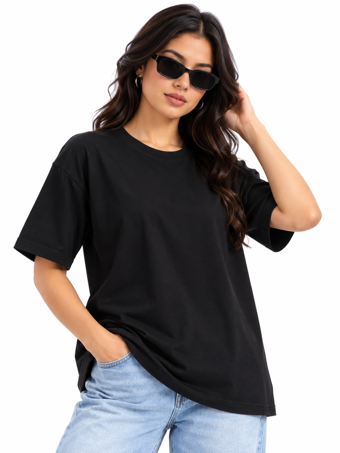 Oversize T-shirt-Black