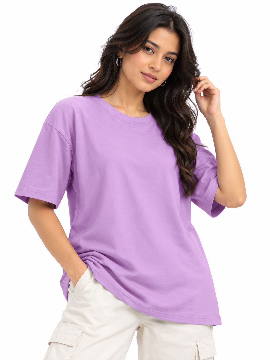 Oversize T-shirt-lavender