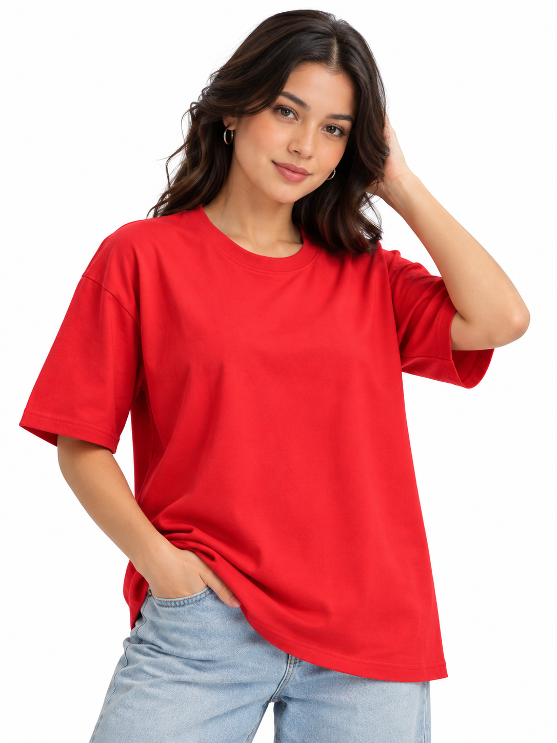 Oversize T-shirt-red