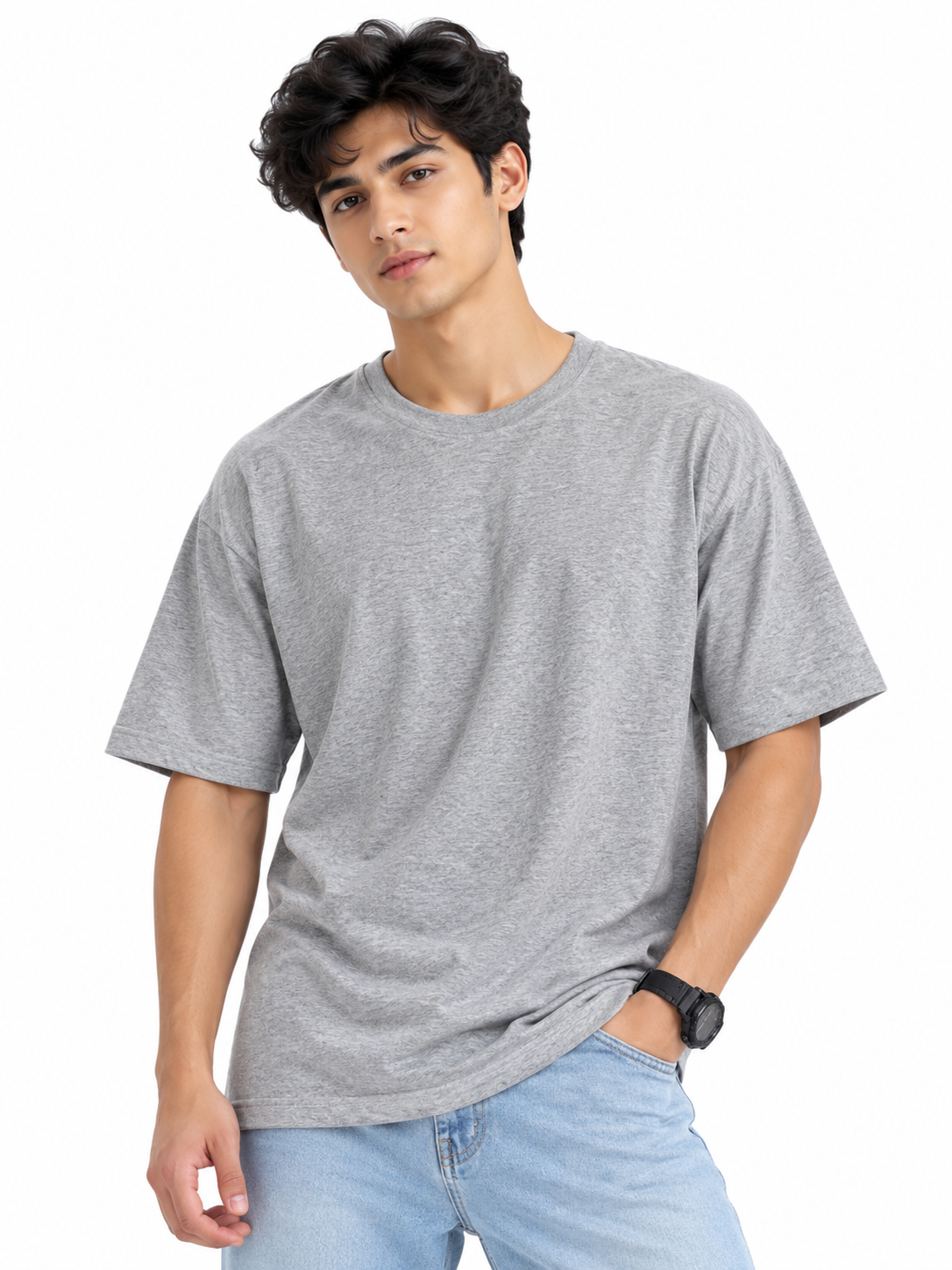Recycle Oversized T-shirt-Gray