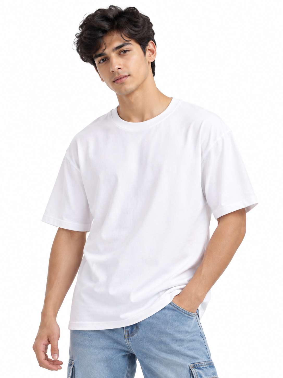 Recycle Oversized T-shirt-White