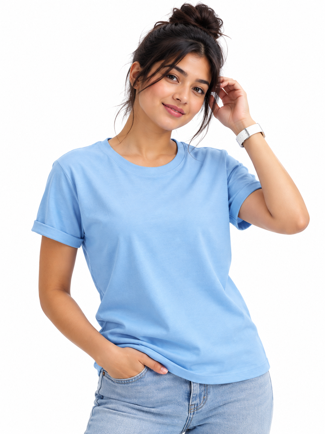 Women’s Half Sleeve Crop T-Shirt