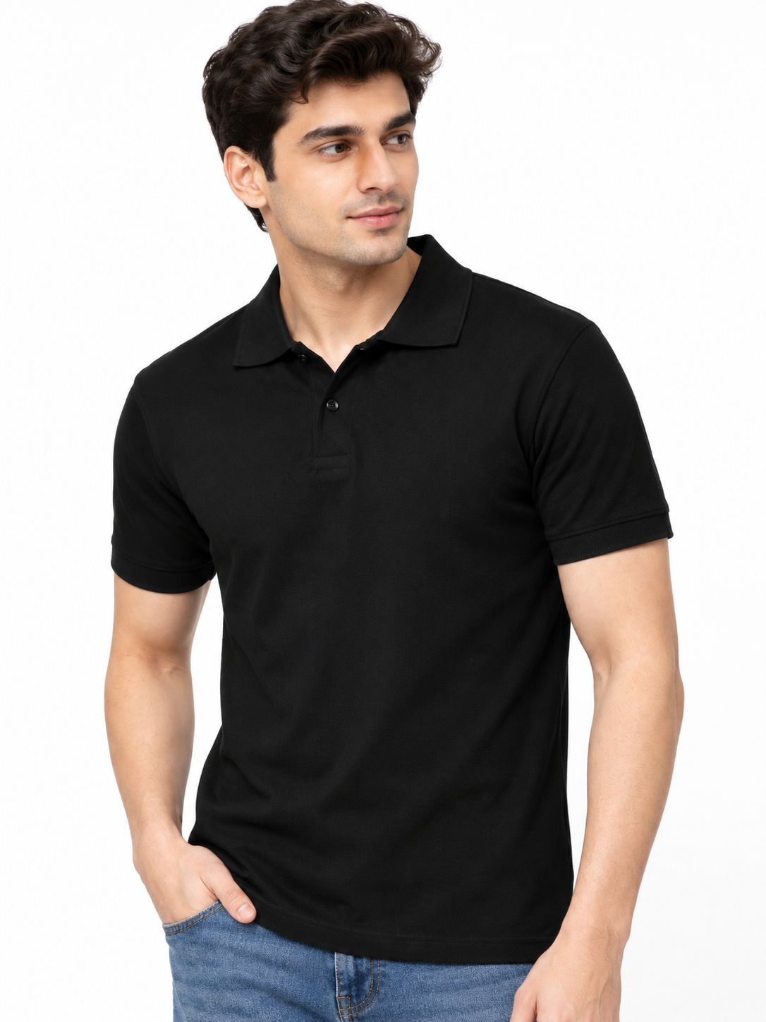 polo shirt - black