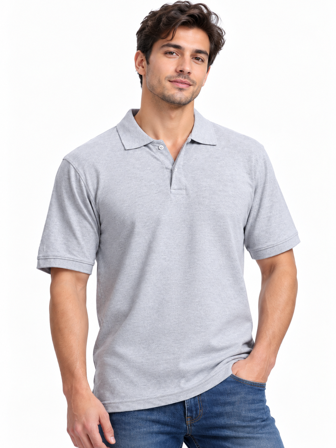 polo shirt - gray