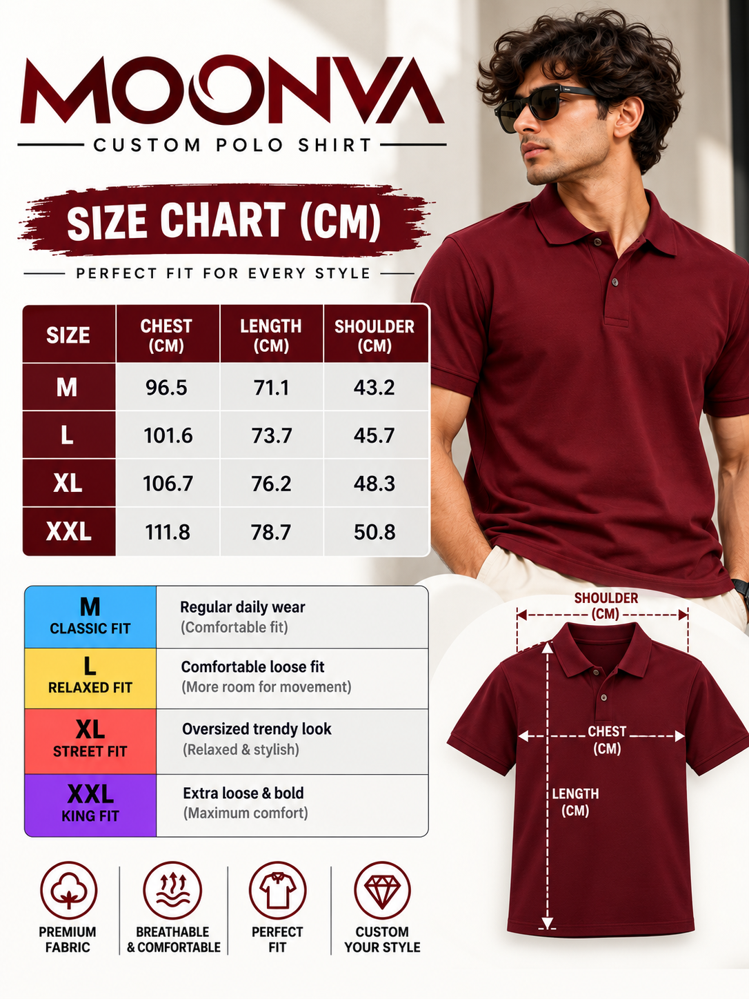 polo size