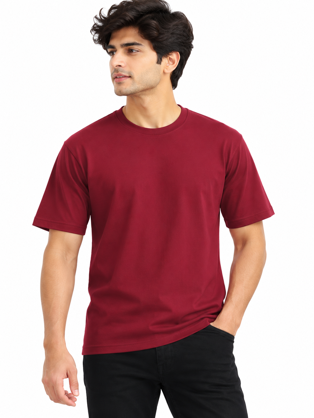 t-shirt - maroon